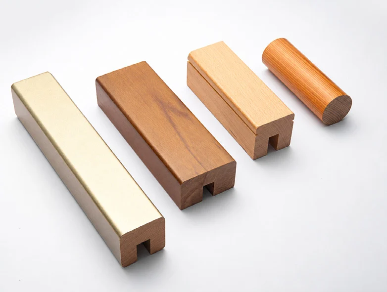 Solid wood handrail profiles