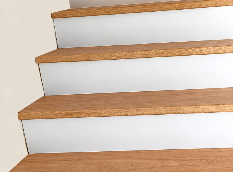 Solid wood treads